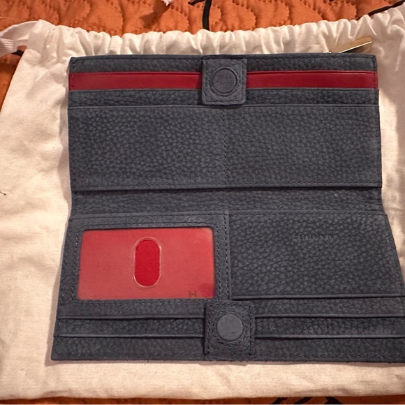 Hammitt Navy Wallet with Gold Accents - Picture 4 of 6